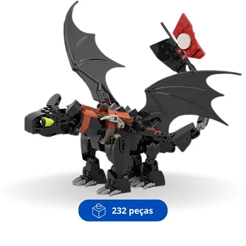 Mini Toothless | 232 pieces