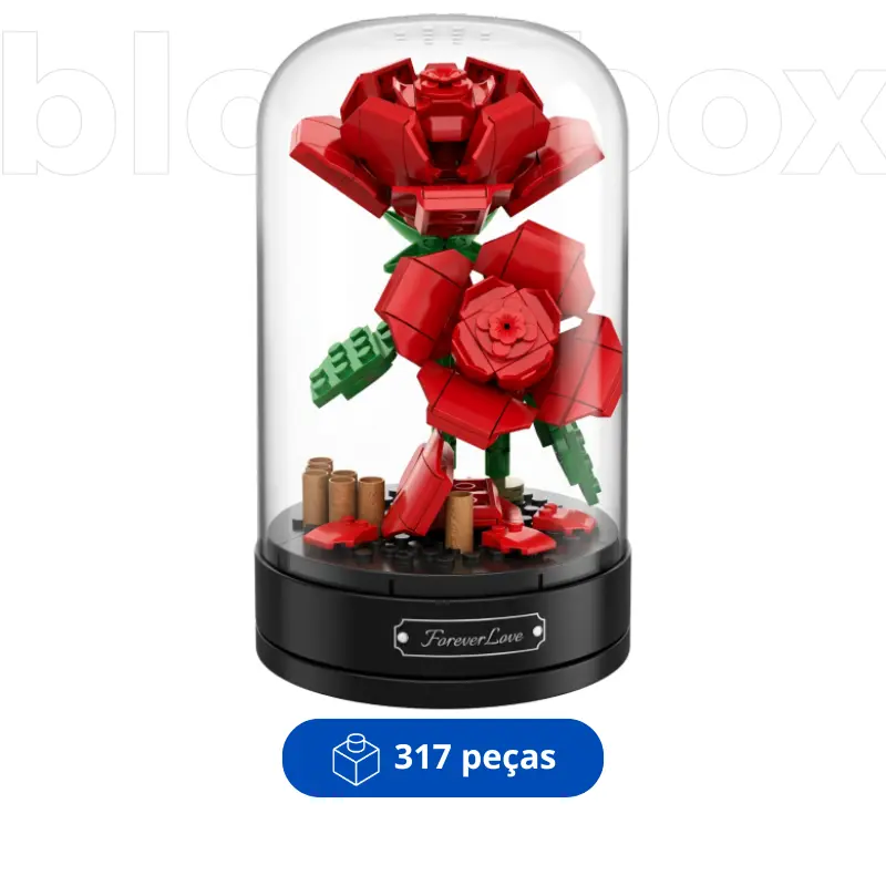 Eternal Red Roses Music Box