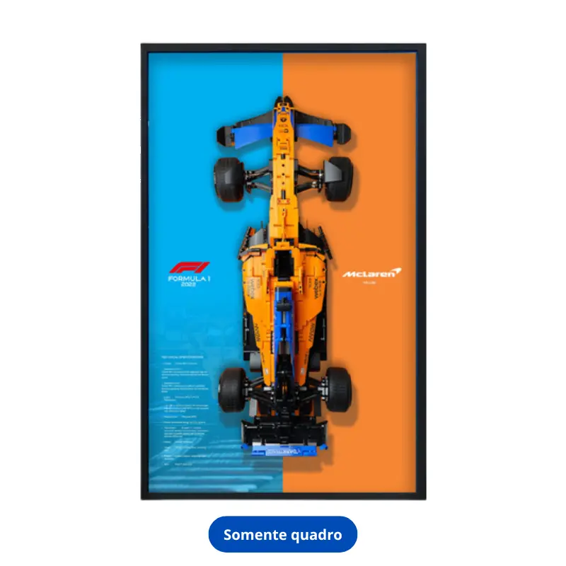 Formula 1 McLaren MCL35 Wall Frame No. 3 (50 × 80 cm)