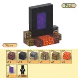 Mini Nether Portal: Minecraft Magnetic Blocks