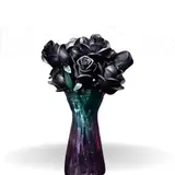 Black Rose Bouquet