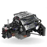 Motorized German Twin-Turbo W12 Engine