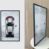 Porsche 911 RSR Wall Frame (50 × 80 cm)