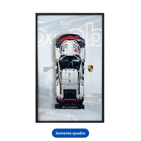 Porsche 911 RSR Wall Frame (50 × 80 cm)