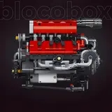 Motorized Compact V8 Engine