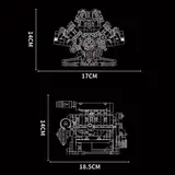 Motorized Compact V8 Engine