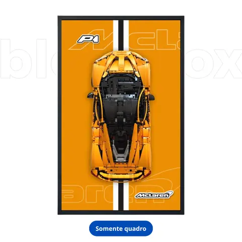 McLaren P1 Wall Frame No. 3 (50 × 80 cm)