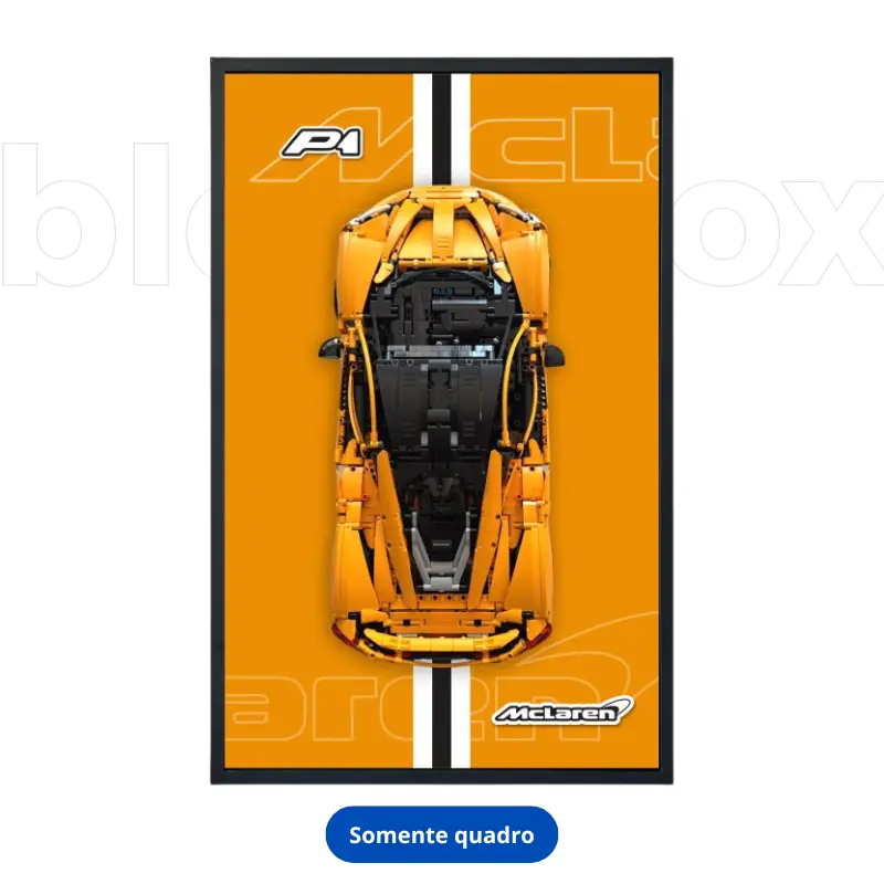 McLaren P1 Wall Frame No. 3 (50 × 80 cm)