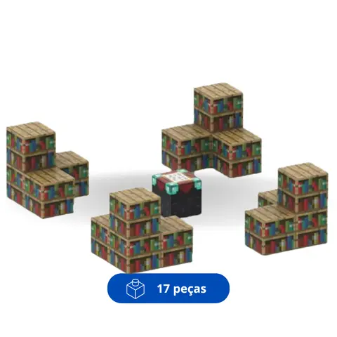 Enchanting Table: Minecraft Magnetic Blocks | 17 pieces