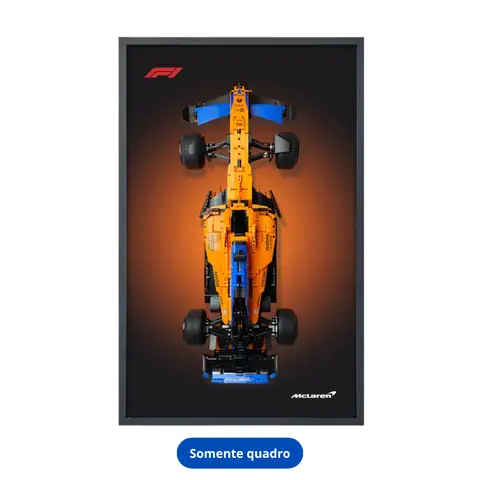 Formula 1 McLaren MCL35 Wall Frame No. 4 (50 × 80 cm)