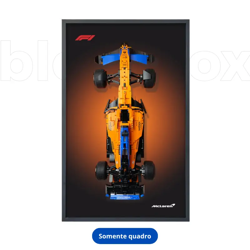 Formula 1 McLaren MCL35 Wall Frame No. 4 (50 × 80 cm)