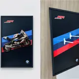 BMW M 1000 RR Motorcycle Wall Frame (50 × 80 cm)