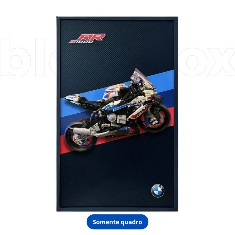 BMW M 1000 RR Motorcycle Wall Frame (50 × 80 cm)