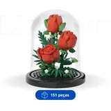 Roses in a Glass Dome