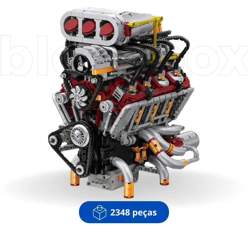Motorized American Supercharged V8 Engine