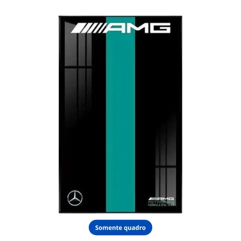 Formula 1 Mercedes-AMG Wall Frame (50 × 80 cm)