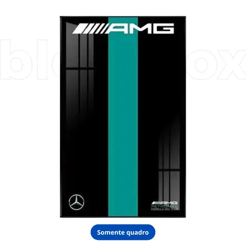 Formula 1 Mercedes-AMG Wall Frame (50 × 80 cm)