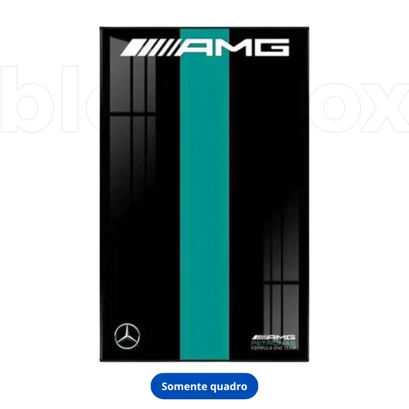 Formula 1 Mercedes-AMG Wall Frame (50 × 80 cm)