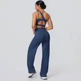 Volupie Diagonal Flow Set | Top Asimétrico + Pantalón Wide Leg