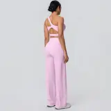 Volupie Diagonal Flow Set | Top Asimétrico + Pantalón Wide Leg