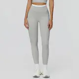 Volupie Lift Stripe Legging | Legging Tiro Alto Detalle Cós Blanco