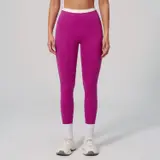 Volupie Lift Stripe Legging | Legging Tiro Alto Detalle Cós Blanco