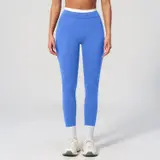 Volupie Lift Stripe Legging | Legging Tiro Alto Detalle Cós Blanco