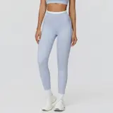 Volupie Lift Stripe Legging | Legging Tiro Alto Detalle Cós Blanco