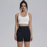 Volupie Bare Cross Short Set | Conjunto Top Espalda Cruzada + Short Tiro Alto