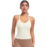 Volupie Bare Cross Tank | Top Deportivo Tirantes Cruzados Espalda Abierta