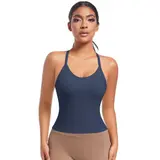 Volupie Bare Cross Tank | Top Deportivo Tirantes Cruzados Espalda Abierta
