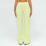 Volupie Stripe Flare Pants | Pantalón Flare Tiro Alto Vivo Blanco Lateral