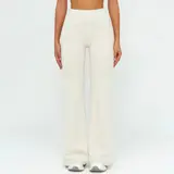 Volupie Stripe Flare Pants | Pantalón Flare Tiro Alto Vivo Blanco Lateral