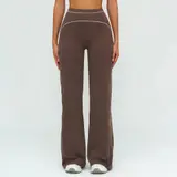 Volupie Stripe Flare Pants | Pantalón Flare Tiro Alto Vivo Blanco Lateral