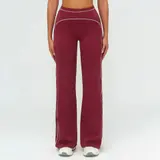 Volupie Stripe Flare Pants | Pantalón Flare Tiro Alto Vivo Blanco Lateral