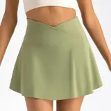 Volupie Court Skort | Falda Deportiva Cintura en V con Short Interior y Bolsillo