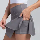 Volupie Court Skort | Falda Deportiva Cintura en V con Short Interior y Bolsillo