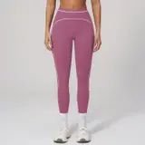 Volupie Stripe Legging | Legging Tiro Alto Vivo Blanco Lateral