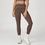 Volupie Stripe Legging | Legging Tiro Alto Vivo Blanco Lateral