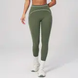 Volupie Stripe Legging | Legging Tiro Alto Vivo Blanco Lateral