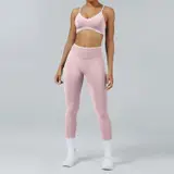 Volupie Stripe Spaghetti Set | Conjunto Top Tirantes Finos + Legging Seamless