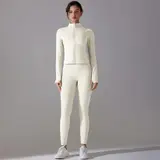 Volupie Zip Flow Slim Set | Conjunto Chaqueta Slim Cremallera + Legging Scrunch