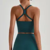 Volupie Bare Cross Bra | Top Sujetador Escote Cuadrado Tirantes Cruzados Butter Soft