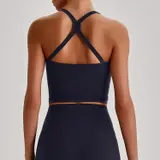 Volupie Bare Cross Bra | Top Sujetador Escote Cuadrado Tirantes Cruzados Butter Soft