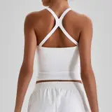 Volupie Bare Cross Bra | Top Sujetador Escote Cuadrado Tirantes Cruzados Butter Soft