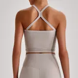 Volupie Bare Cross Bra | Top Sujetador Escote Cuadrado Tirantes Cruzados Butter Soft