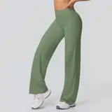 Volupie Diagonal Flow Pants | Top Deportivo o Pantalón Wide Leg Tiro Alto