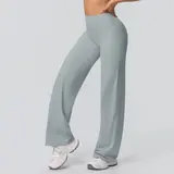 Volupie Diagonal Flow Pants | Top Deportivo o Pantalón Wide Leg Tiro Alto