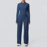 Volupie Zip Flow Set | Conjunto Deportivo Chaqueta Cremallera + Pantalón Wide Leg
