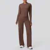 Volupie Zip Flow Set | Conjunto Deportivo Chaqueta Cremallera + Pantalón Wide Leg